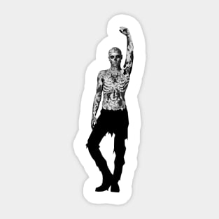 Zombie Boy Sticker